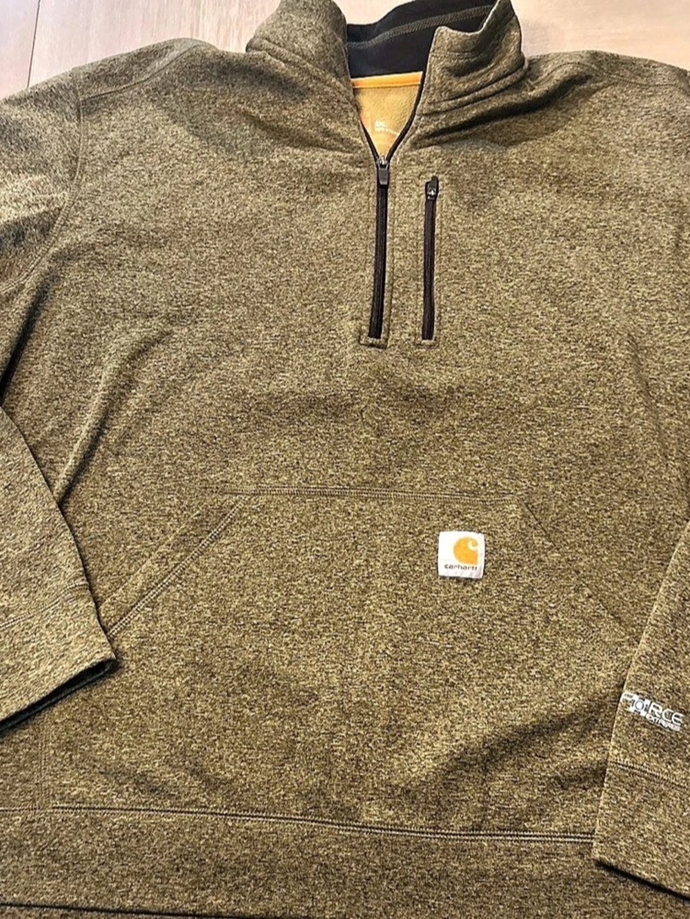 Carhartt Force Extremes Mock Neck Half-Zip Sweatshirt Men's Half-Zip Pullover
